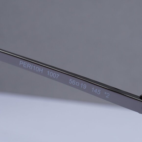 Palm Angels PERI10H CRYSTAL 1007 Oval Sunglasses - Gunmetal/Blue Gradient - Picture 8 of 10